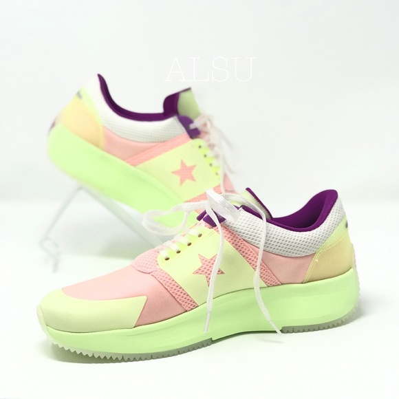 Converse Run Star OX Volt Storm Pink W AUTHENTIC - Picture 2 of 8